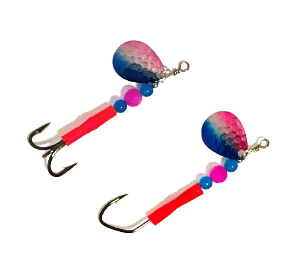 3.5 Hammered Colorado Cotton Candy” Dirty Troll Trolling Spinners