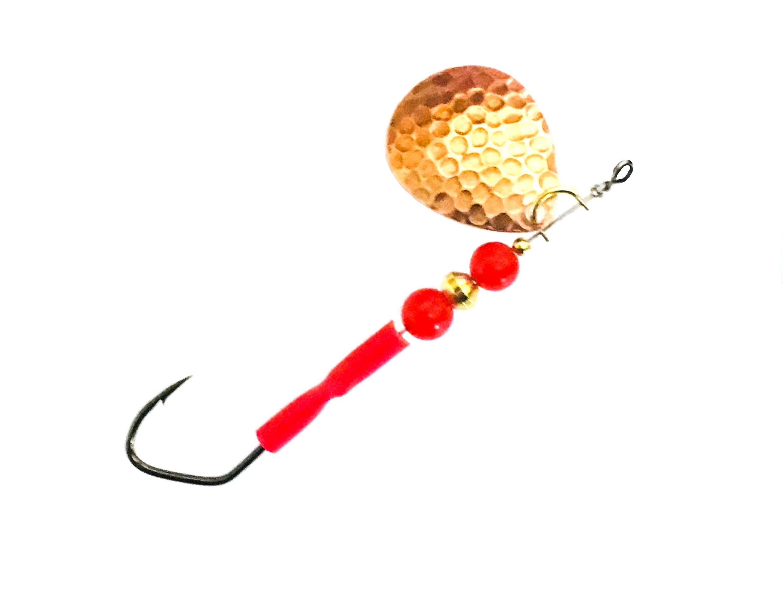 4 Colorado Hammered Red Copper Salmon Trolling Spinner - Dirty Troll  Salmon Trolling Spinners