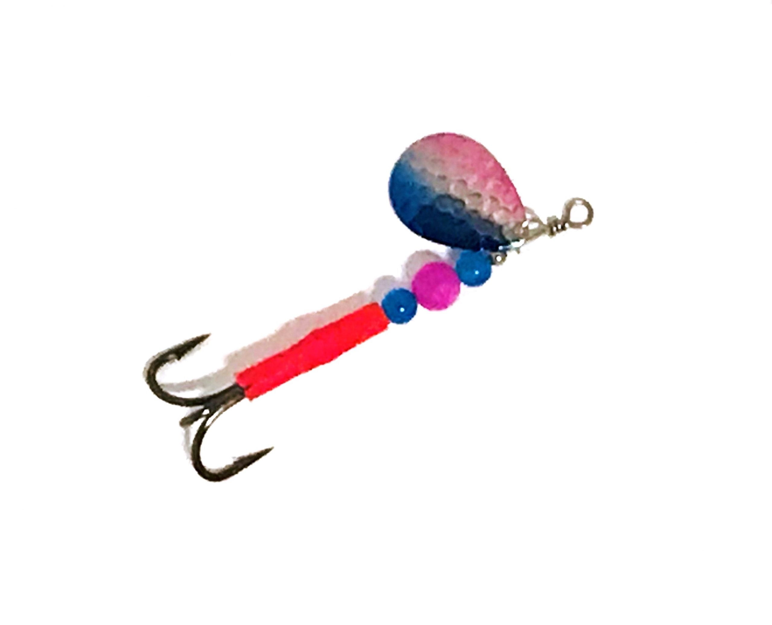 3.5 Hammered Colorado Cotton Candy” Dirty Troll Trolling Spinners - Dirty  Troll Salmon Trolling Spinners