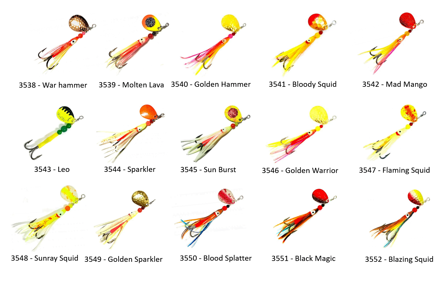 3.5 Sparkle Colorado Neo Blaze Dirty Troll Hoochie Trolling Spinners -  Dirty Troll Salmon Trolling Spinners